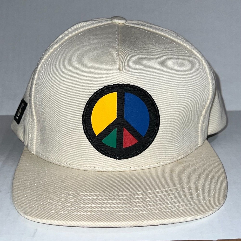 Pigalle Peace Sign Patch Basketball Snapback Hat Cap Adjustable Made in USA